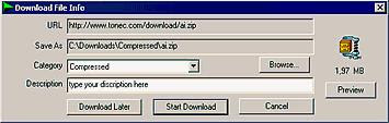 Downloading with IDM in automatic mode