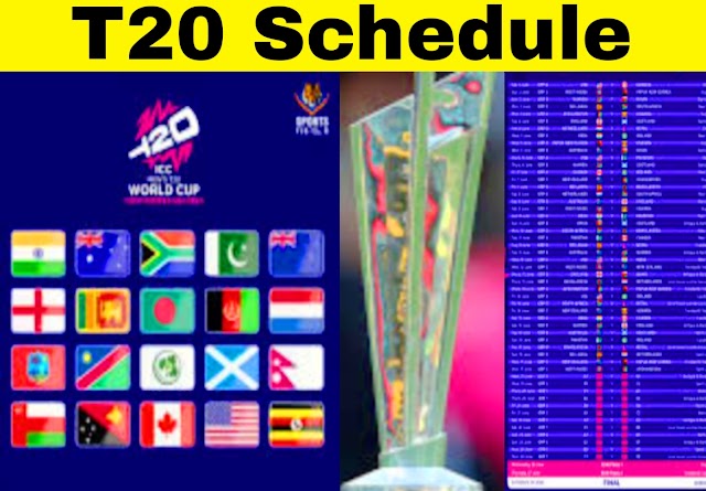 ICC T20 World Cup in 2024 Schedule, Matches, Teams, and Squad, Date, time 