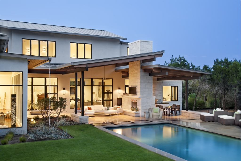 ... The Blanco House, Urban Contemporary Home by James D. LaRue Architects