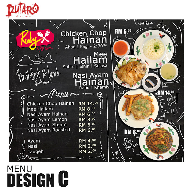 Ruby by Raja Anwar Logo, Menu, Business Card Design and Food Photography design by Izutaro.