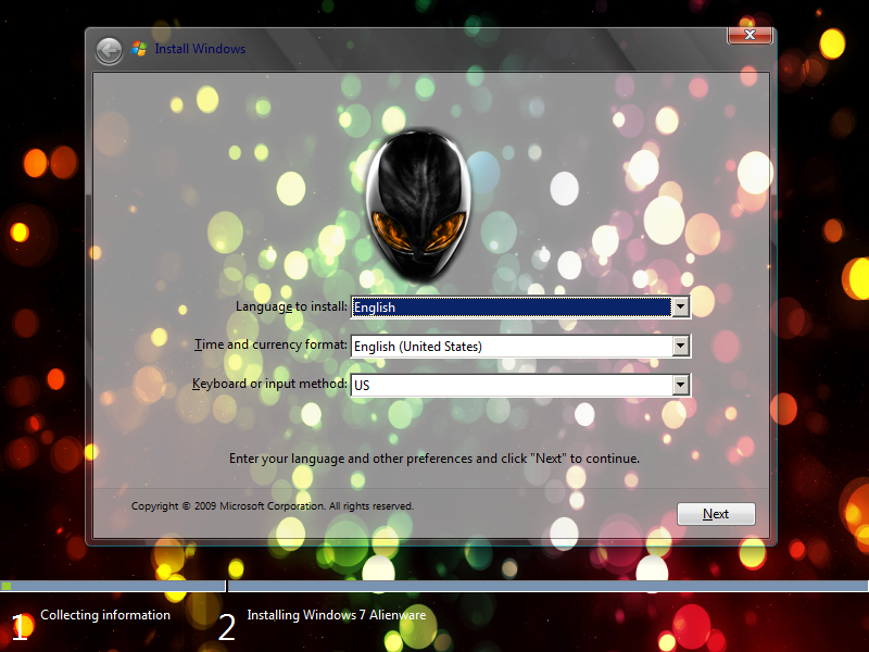 Microsoft Windows 7 Ultimate SP1 AlienWare Edition (x64 ...