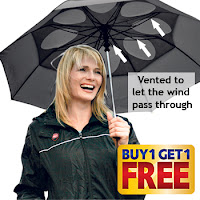 Staydry Windproof Umbrella +1 FREE