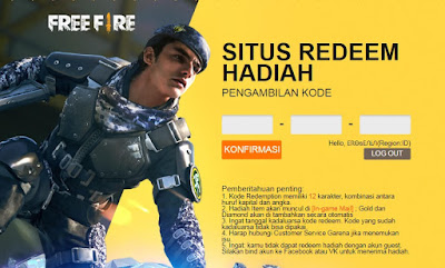 Kode Redeem Free fire Terbaru 2019