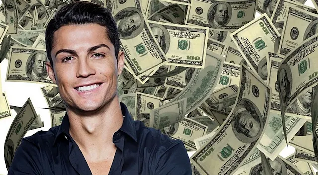 Cristiano Ronaldo is the footballer with the highest incomes in 2015