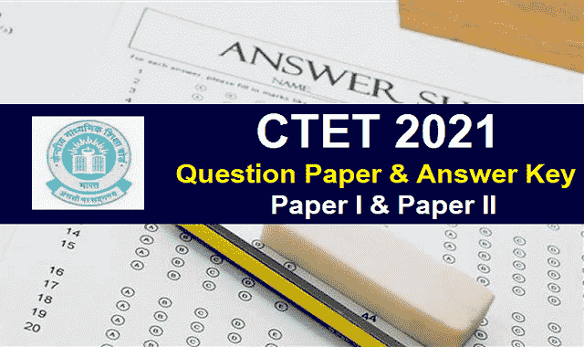 English Language Question Paper with Solution for CTET 2021 PDF Download
