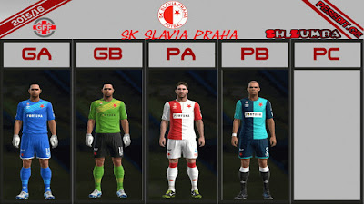 PES 2013 Slavia Praha 2015-16 Kits by Sh_Zumba