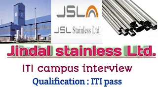 ITI Job Campus Recruitment For Company Jindal Steel Group  at Govt. ITI Patiala, Panjab on 26th February 2021