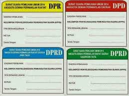 Surat Suara Pemilu 2014 - DESA BOJONGMENGGER