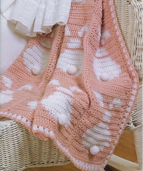 Baby's Bunny Afghan - Free Pattern