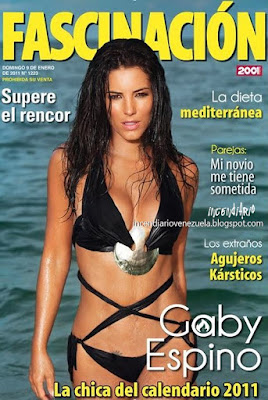 GABY ESPINO en la revista Fascinacion 2011