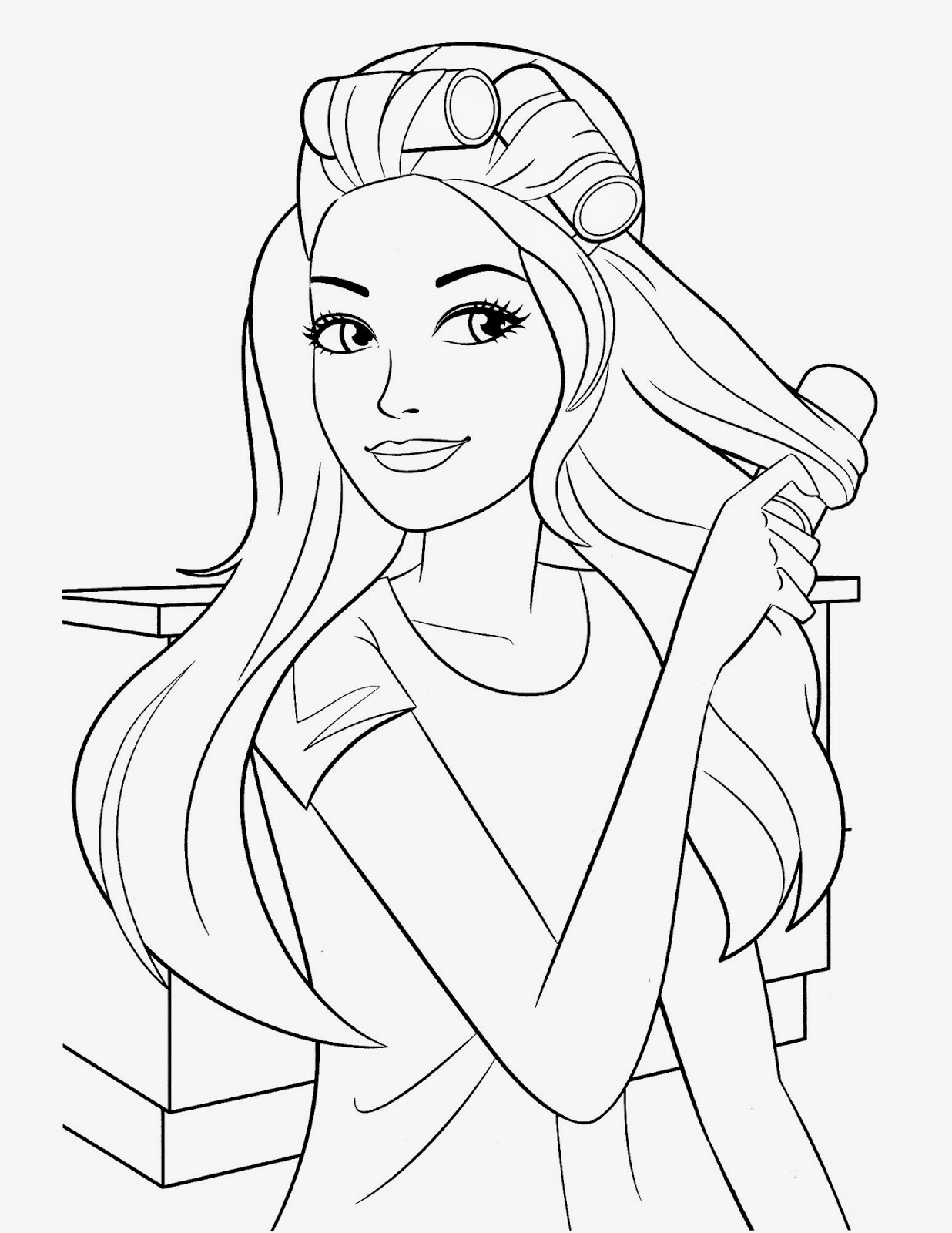 Barbie Coloring Pages 10