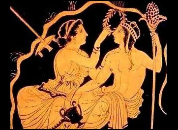 Ariadna y Dioniso