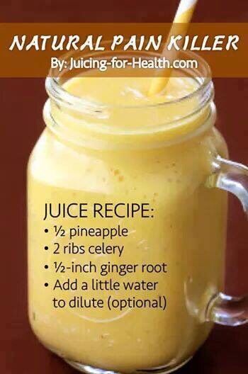 Natural Pain Killer Juice Recipe.