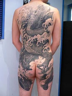 Back Piece Japanese Dragon Tattoo Ideas