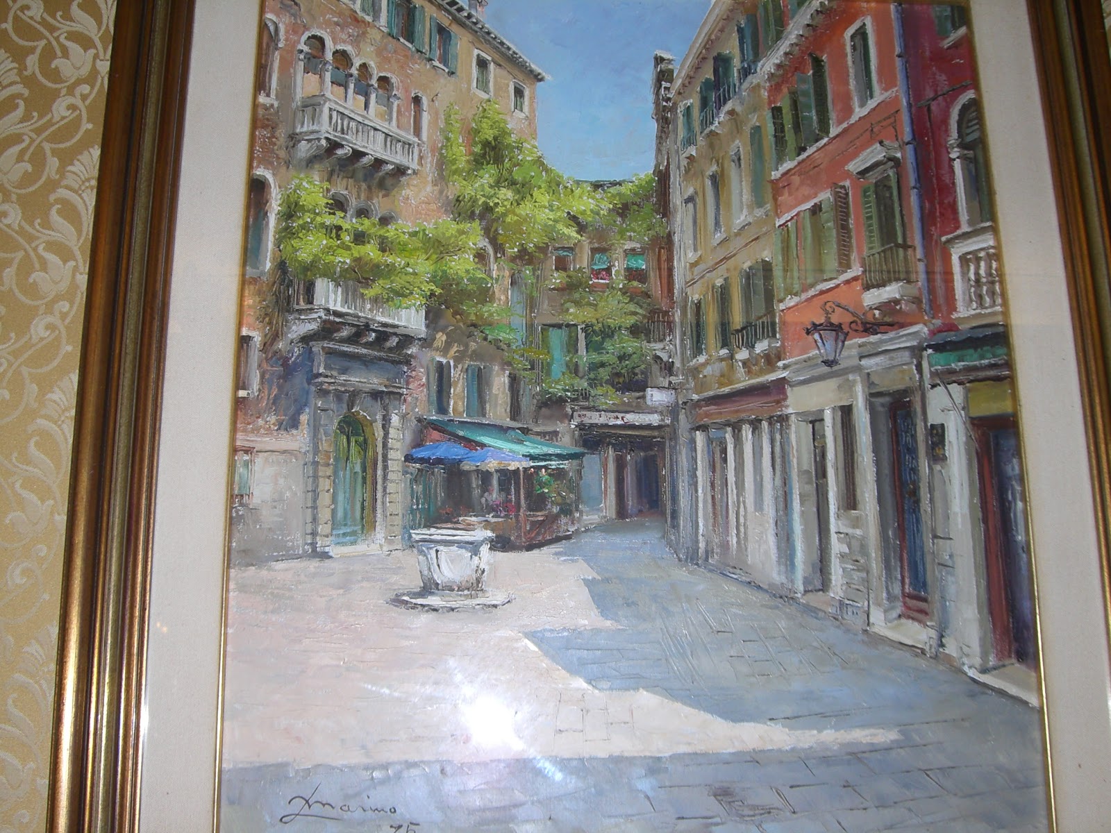 The Wisteria - A painting of Campo San Provolo