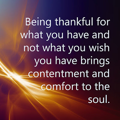 Being Thankful