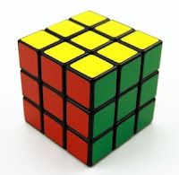 solved rubik cube