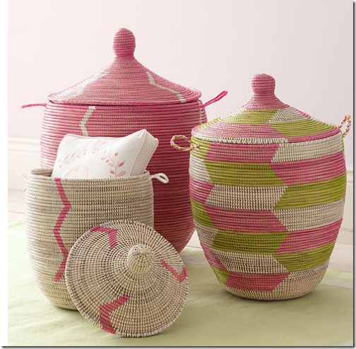 african senegalese storage baskets