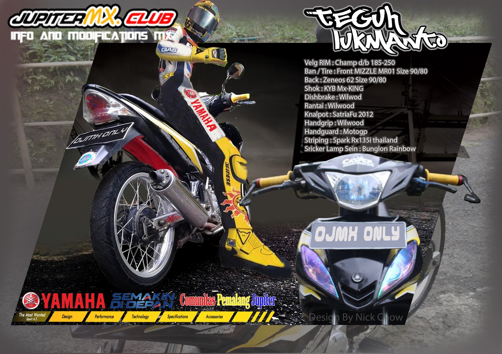 MODIFIKASI JUPITER MX OLD 09 TEGUH LUKMANTO JUPITER MX COMMUNITY