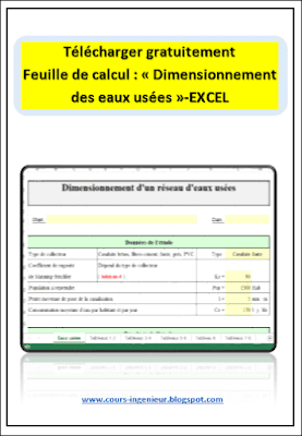 "Téléchargez notre feuille de calcul Excel pour le dimensionnement des eaux usées. Optimisez vos projets d'évacuation et de traitement des eaux usées avec des calculs précis et automatisés."