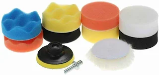 11Pcs Sponge Buffing Polishing Waxing Pad Kit Foam Polish Pad Set for Car Polisher Buffer with Drill Adapter Hown - store