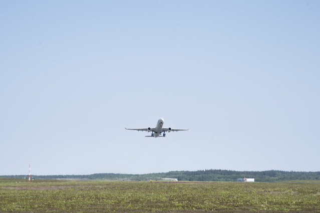 Flyg lyfter från Arlanda