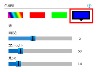 ブルーカット　設定　方法