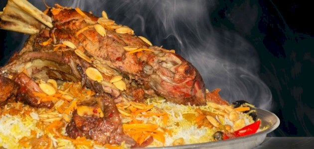 طريقة عمل رز مندي لحم