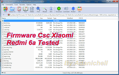 Firmware Csc Xiaomi Redmi 6a Tested