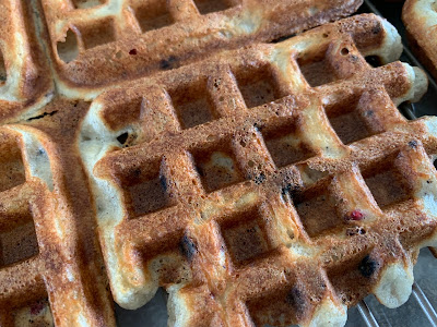 Gluten Free Berry Waffles