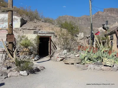 mine shaft in Gold Rush town of Oatman, Arizona