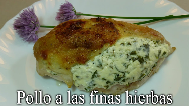 Pollo a las finas hierbas