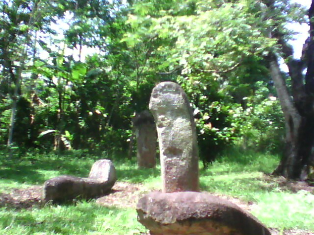 Menhir in Mahat Village, West Sumatera