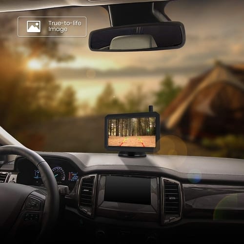 AUTO-VOX RVS-SO-C Solar Wireless Backup Camera