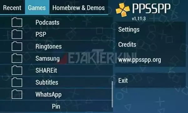 cara menampilkan cover game di ppsspp