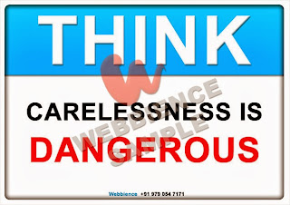 Safety Sign - Think Sign by Webbience, Coimbatore