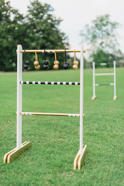 DIY ladder golf outdoor yard game