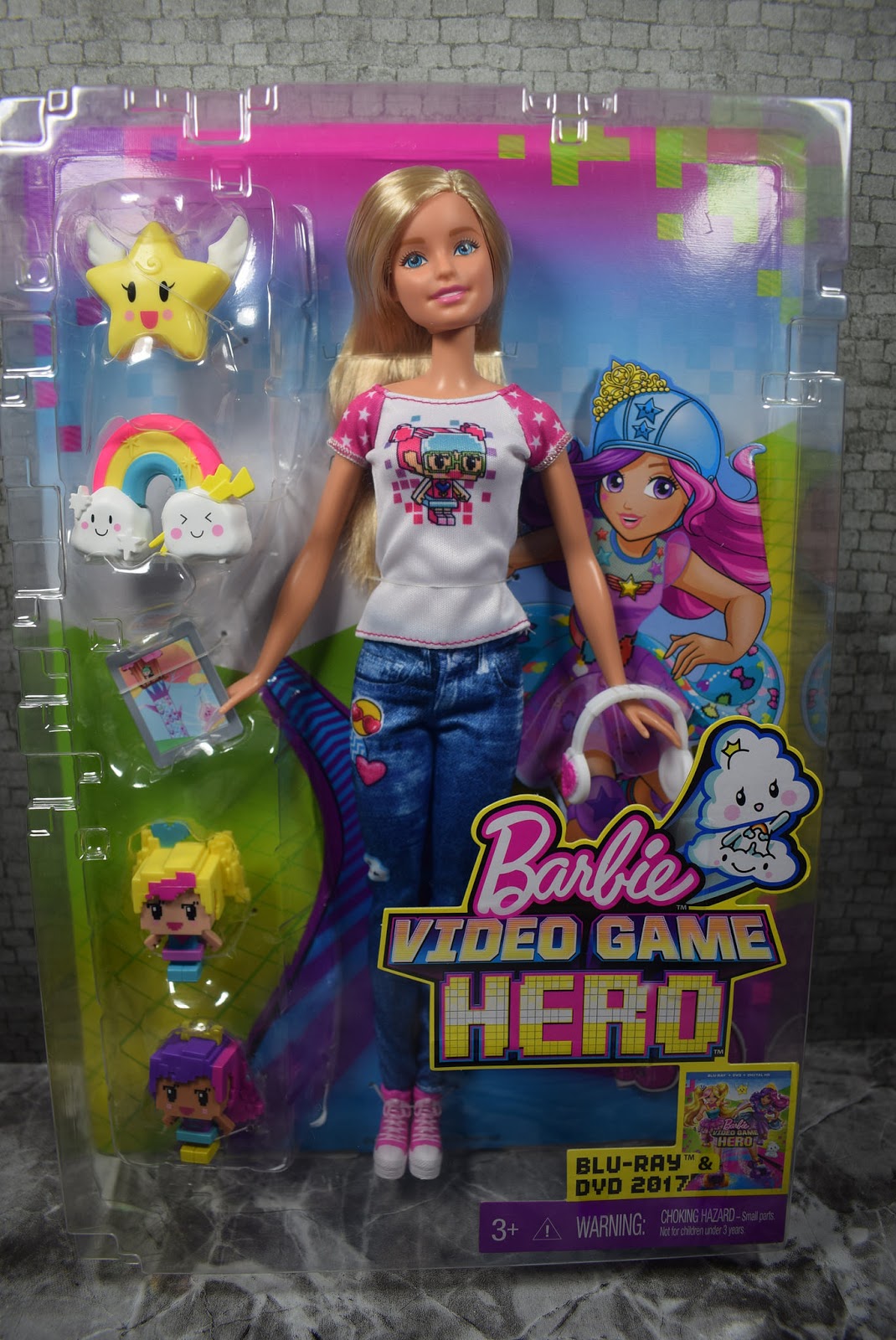 2017 Barbie Video Game Hero