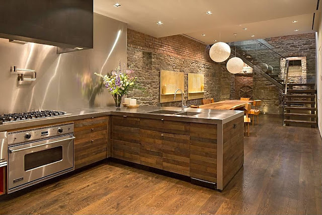 Townhouse modern kitchen 