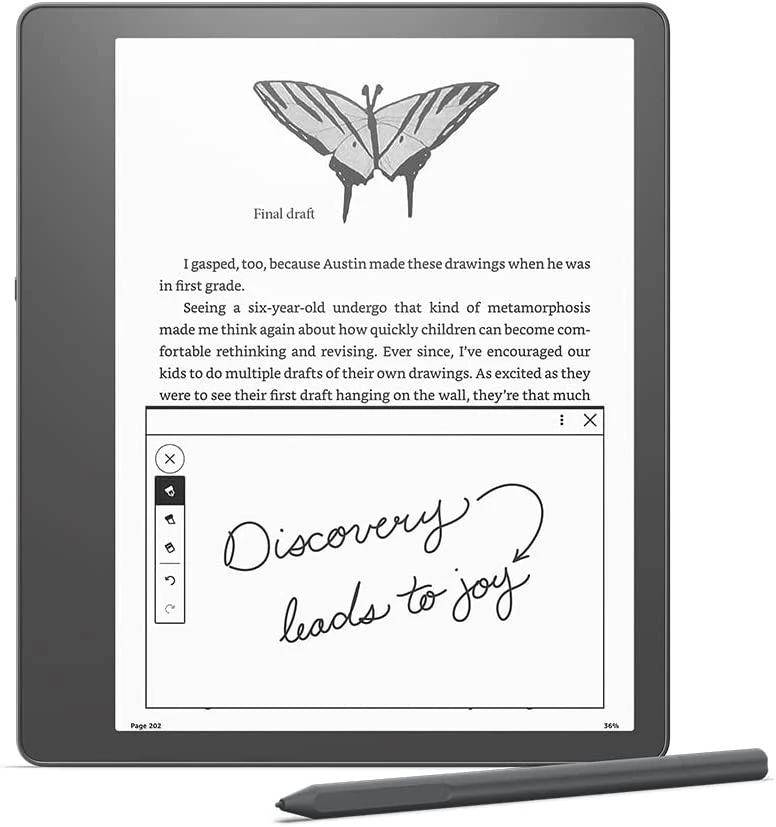 Kindle Scribe z ryskiem, źródło: Amazon.com