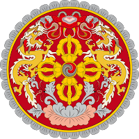 Logo Gambar Lambang Simbol Negara Bhutan PNG JPG ukuran 200 px