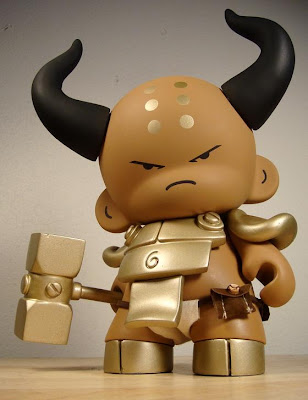 Minosu Ushi-Oni Custom Munny by Huck Gee