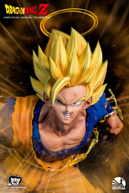 Infinity Studio presenta su espectacular diorama de SS2 Goku Vs Majin Vegeta 1/6