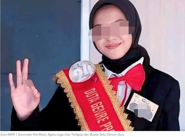 Mengaku Lega Usai Terlepas dari Jeratan Oknum Guru, Begini Klarifikasi Siswi MAN 1 Gorontalo Yang Viral