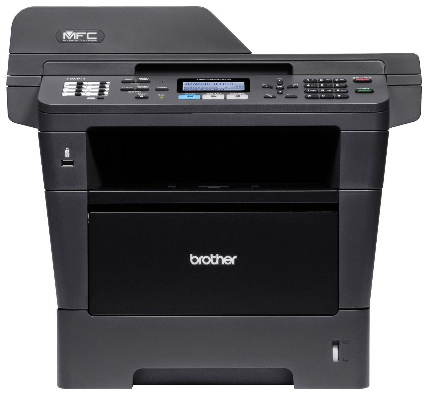 Brother Laser Printer MFC8910DW Wireless Monochrome Printer