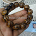 Bracelete Gelang Kerajinan AGARWOOD GAHARU ZEBRA Ulir Padat 18 mm