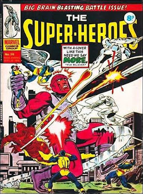 Marvel UK, The Super-Heroes #28, the Silver Surfer and the X-Men