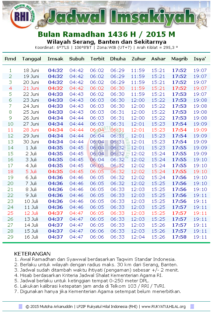 Jadwal Imsak Dan Waktu Buka Puasa Ramadhan  Download Lengkap