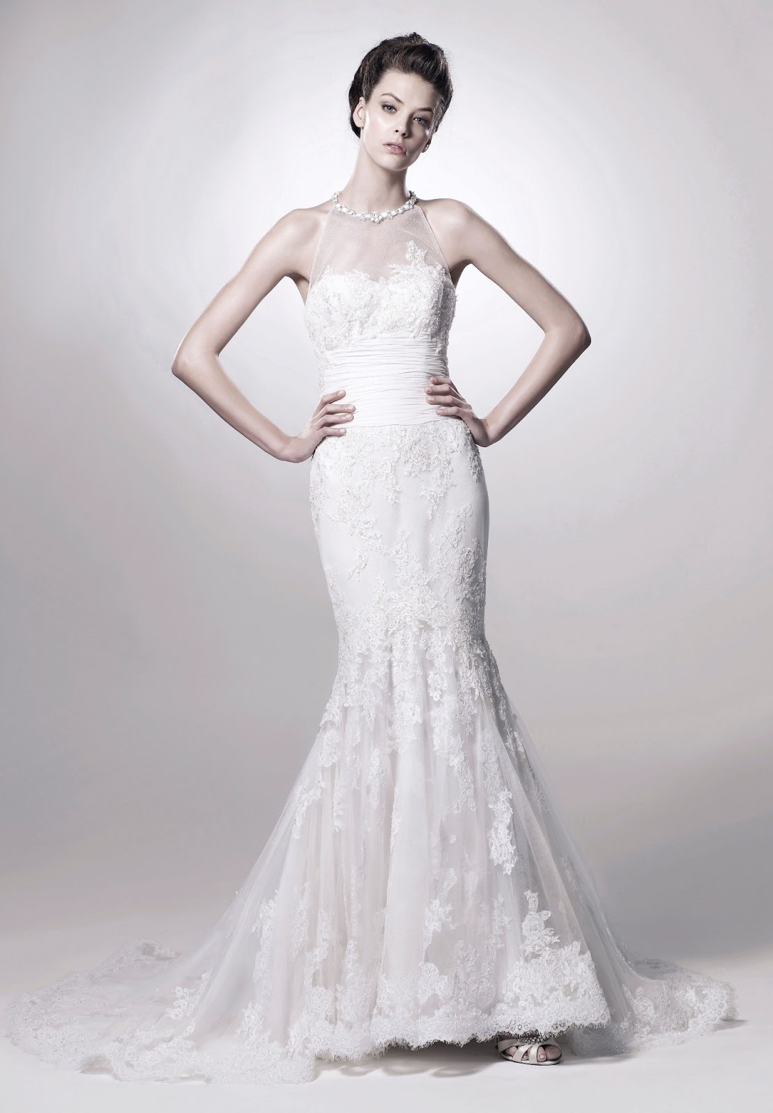 elegant lace wedding dress