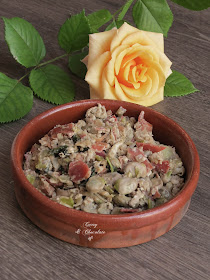 Habas con jamón y huevo revuelto – Lima beans with prosciutto and egg Habas con jamón y huevo revuelto – Lima beans with prosciutto and egg